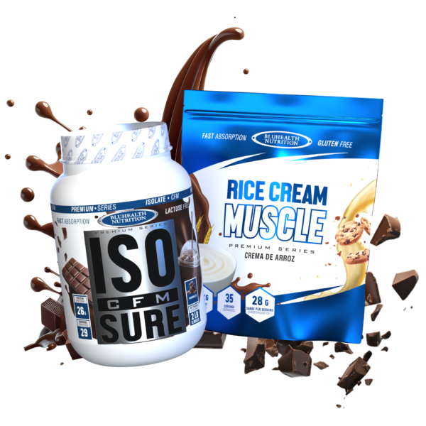 Iso 2lb Chocolate RCM 1.2kg 2 ISO CFM SURE 2lb + Rice Cream Muscle 1.2kg