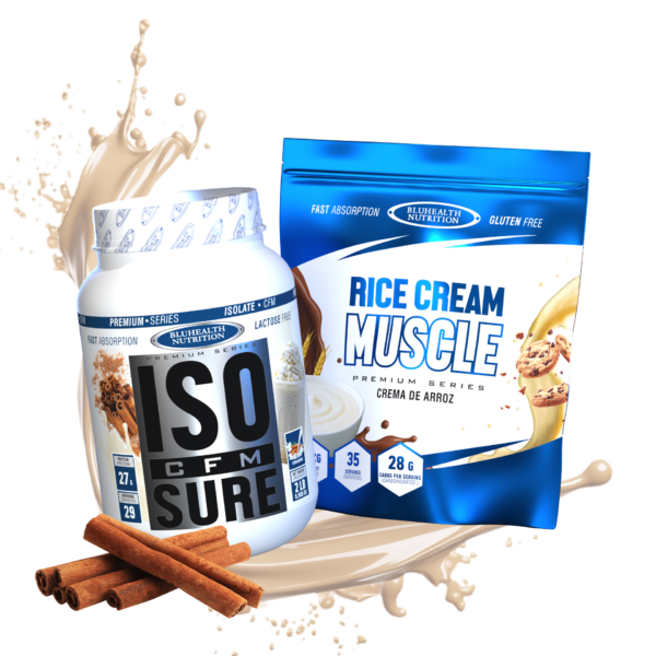 Iso 2lb Cinnamon RCM 1.2kg 2 ISO CFM SURE 2lb + Rice Cream Muscle 1.2kg