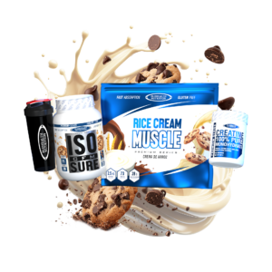 ISO CFM SURE 2lb + Rice Cream Muscle 2.5kg + Creatina Monohidratada 500g