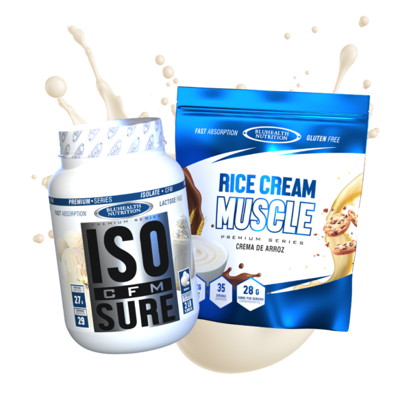 Iso 2lb Vainilla RCM 1.2kg 2 ISO CFM SURE 2lb + Rice Cream Muscle 1.2kg