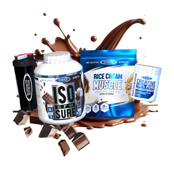 ISO CFM SURE 5lb + Rice Cream Muscle 1.2kg + Creatina Monohidratada 300g