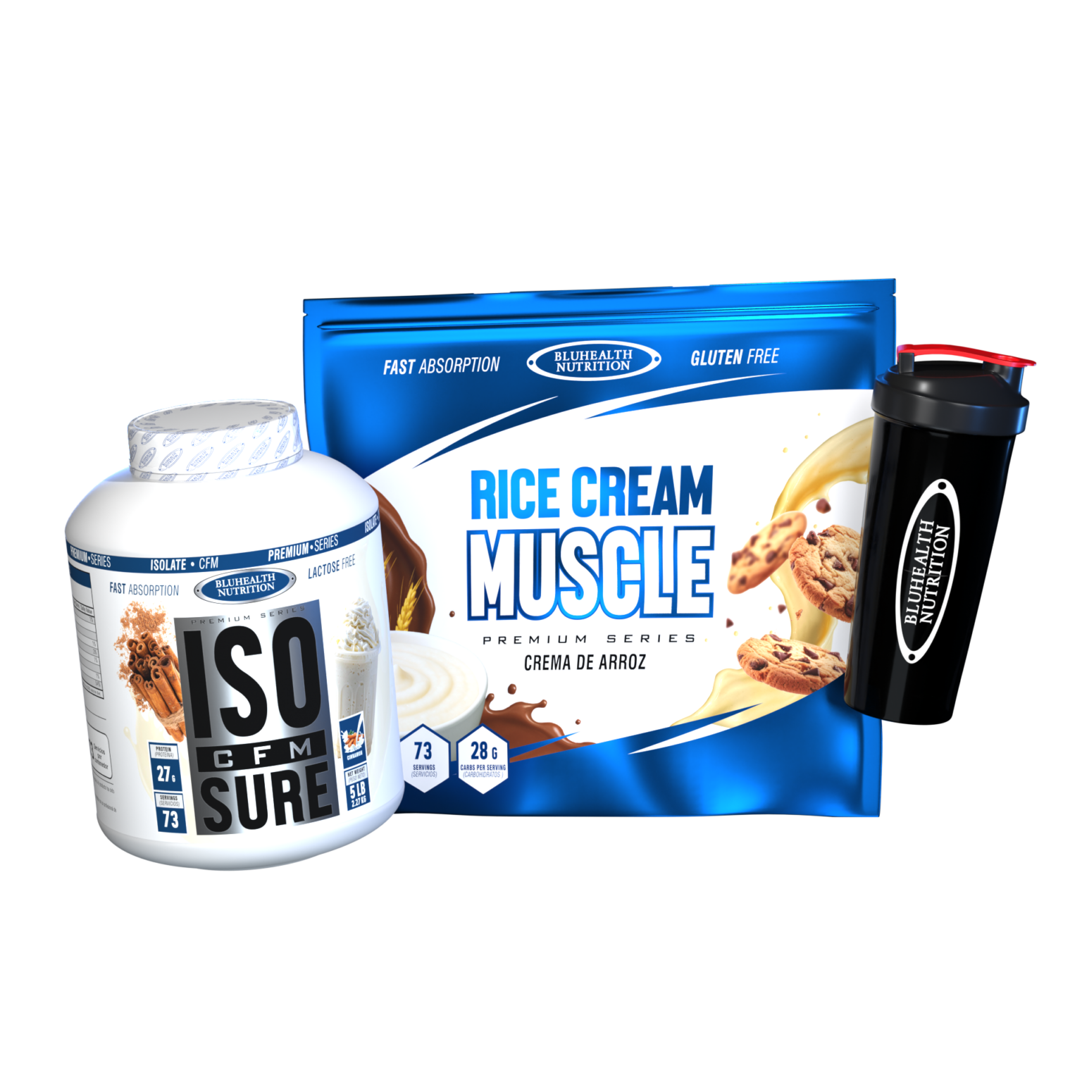 Cfm Rice ISO CFM SURE 5lb + Rice Cream Muscle 2.5kg – Bluhealth Nutrition
