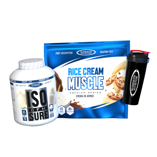 Iso 5lb Vainilla RCM 2.5kg ISO CFM SURE 5lb + Rice Cream Muscle 2.5kg