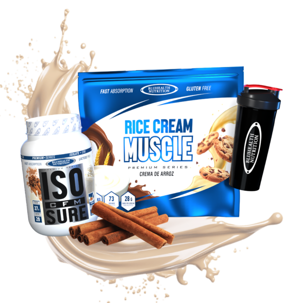 Iso2lb Cinnamon RCM 2.5kg 2 ISO CFM SURE 2lb + Rice Cream Muscle 2.5kg