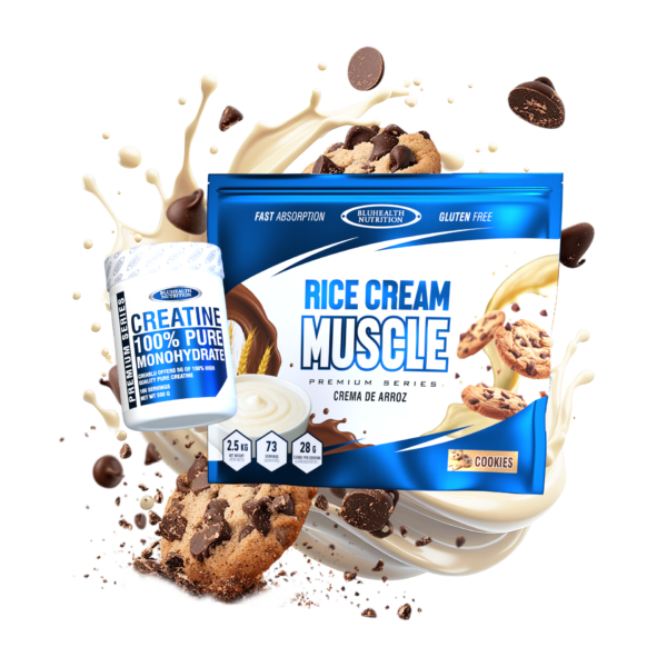 Rice Cream Muscle 2.5kg + Creatina Monohidratada 500g