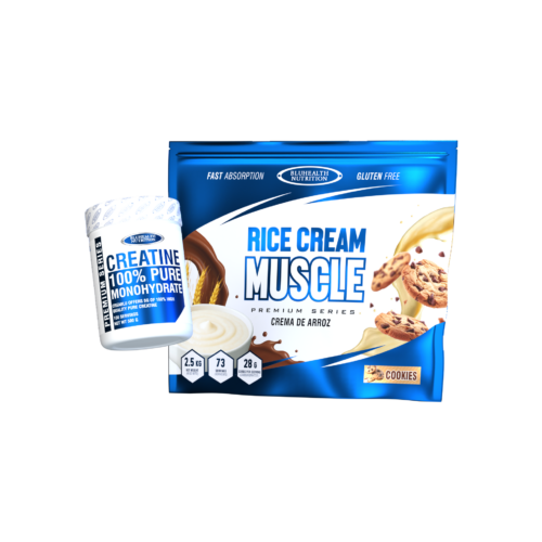 Rice Cream Muscle 2.5kg + Creatina Monohidratada 500g