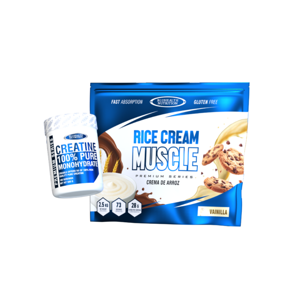 Rice Cream Muscle 2.5kg + Creatina Monohidratada 500g