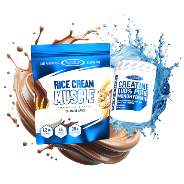Rice Cream Muscle 1.2kg + Creatina Monohidratada 300g