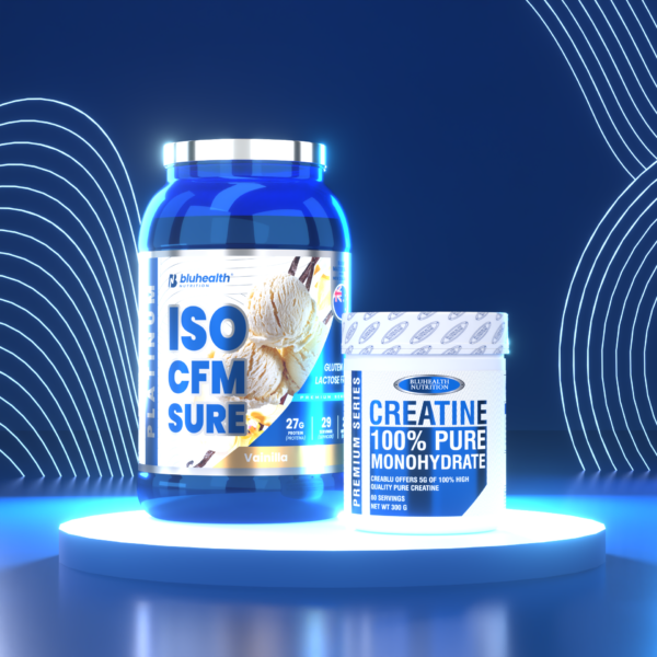 Platinum ISO CFM SURE 2lb + Creatina Monohidratada 300gr