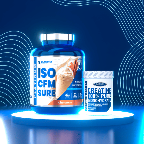 ISO CFM SURE 5lb Cinnamon + Creatina 500gr .v2 Platinum ISO CFM SURE 5lb + Creatina Monohidratada 500g