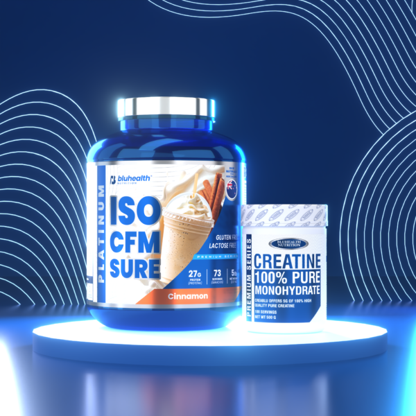 ISO CFM SURE 5lb Cinnamon + Creatina 500gr Platinum ISO CFM SURE 5lb + Creatina Monohidratada 500g