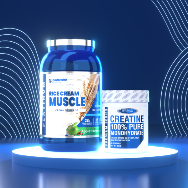 Platinum Rice Cream Muscle 1.2kg + Creatina Monohidratada 300g