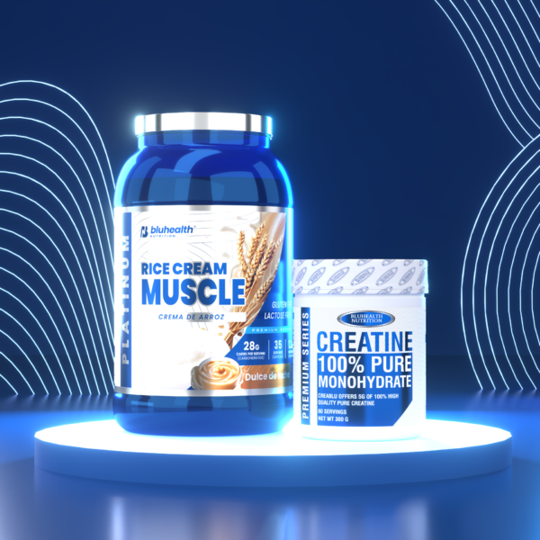Platinum Rice Cream Muscle 1.2kg + Creatina Monohidratada 300g