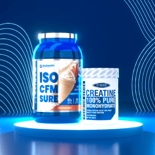 ISO CFM SURE 2lb Cinnamon + Creatina 500gr .v2 Platinum ISO CFM SURE 2lb + Creatina Monohidratada 500g