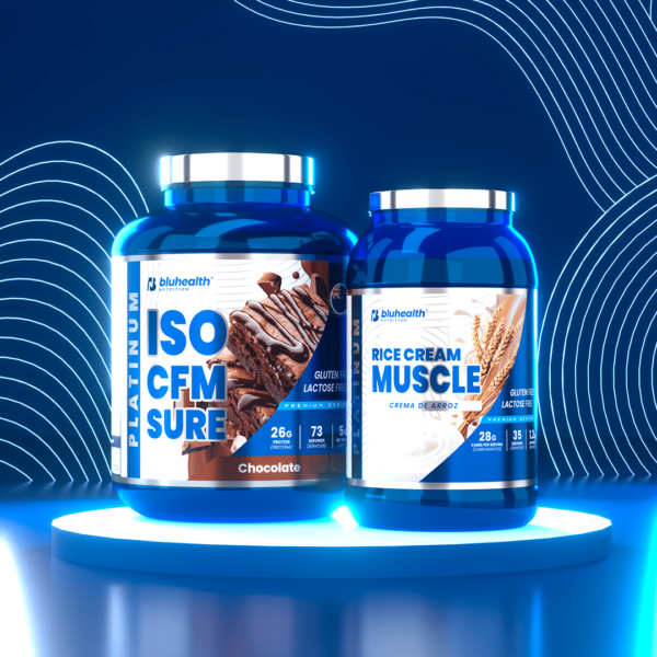 Platinum ISO CFM SURE 5lb + Platinum Rice Cream Muscle 1.2kg