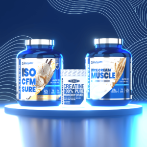 Platinum ISO CFM SURE 5lb + Platinum Rice Cream Muscle 2.5kg + Creatina Monohidratada 500g