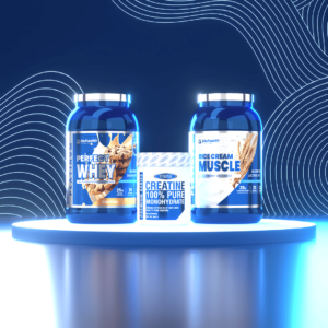 Platinum Perfect Whey 2lb + Platinum Rice Cream Muscle 1.2kg + Creatina Monohidratada 300g