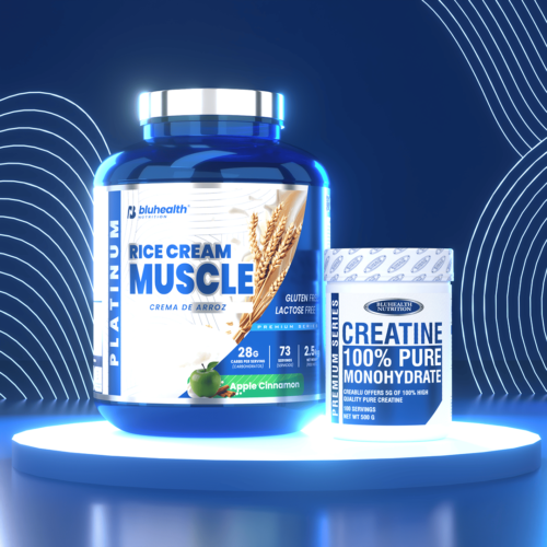 Platinum Rice Cream Muscle 2.5kg + Creatina Monohidratada 500g