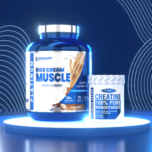 Platinum Rice Cream Muscle 2.5kg + Creatina Monohidratada 300g