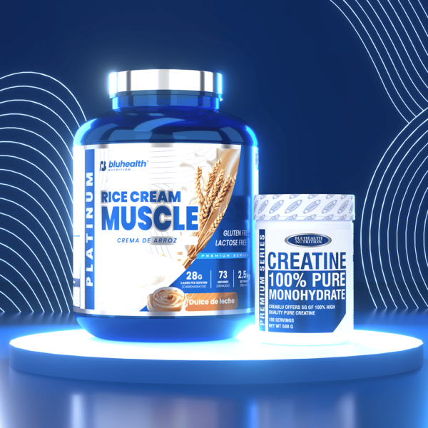 Platinum Rice Cream Muscle 2.5kg + Creatina Monohidratada 500g